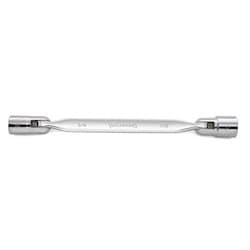 Williams JHW12601 | High Polish Chrome Finish Double Flex Head Wrench 3/8 X 7/16
