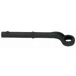 Williams JHW1282TOB | Offset Boxend Tubular Handle Wrench Industrial Black Finish, 12 Point-2-9/16-65 mm