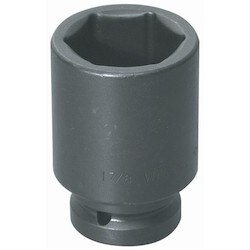 Williams JHW17-6128 | 1" Drive Deep Impact Socket 6-Point 4", Black Industrial Finish