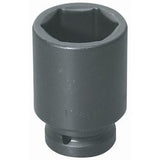 Williams JHW17-6138 | 1" Drive Deep Impact Socket 6-Point 4-5/16", Black Industrial Finish