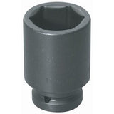 Williams JHW17-656 | 1" Drive Deep Impact Socket 6-Point 1-3/4", Black Industrial Finish