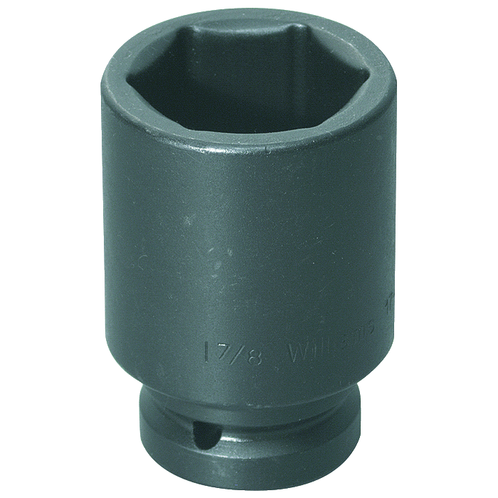 Williams JHW17-690 | 1" Drive Deep Impact Socket 6-Point 2-13/16", Black Industrial Finish
