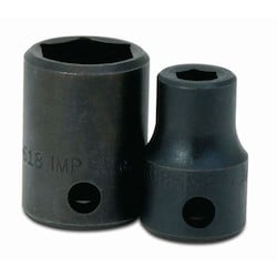 Williams JHW2-622 | 3/8" Drive Standard Impact Socket 6-Point 11/16", Black Industrial Finish