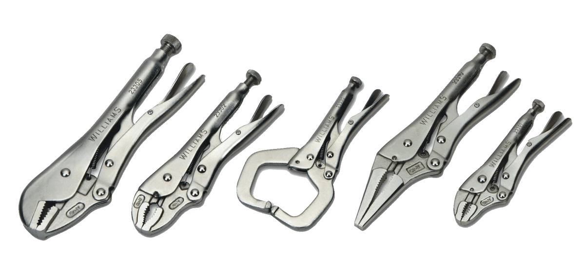 Williams JHW23076 | 5 Piece Lock Pliers Set