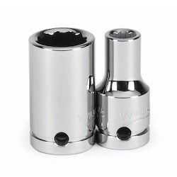 Williams JHW30218-TH | 1/4 Drive Standard Socket 12 Point 9/16" with 4 Hole Solution