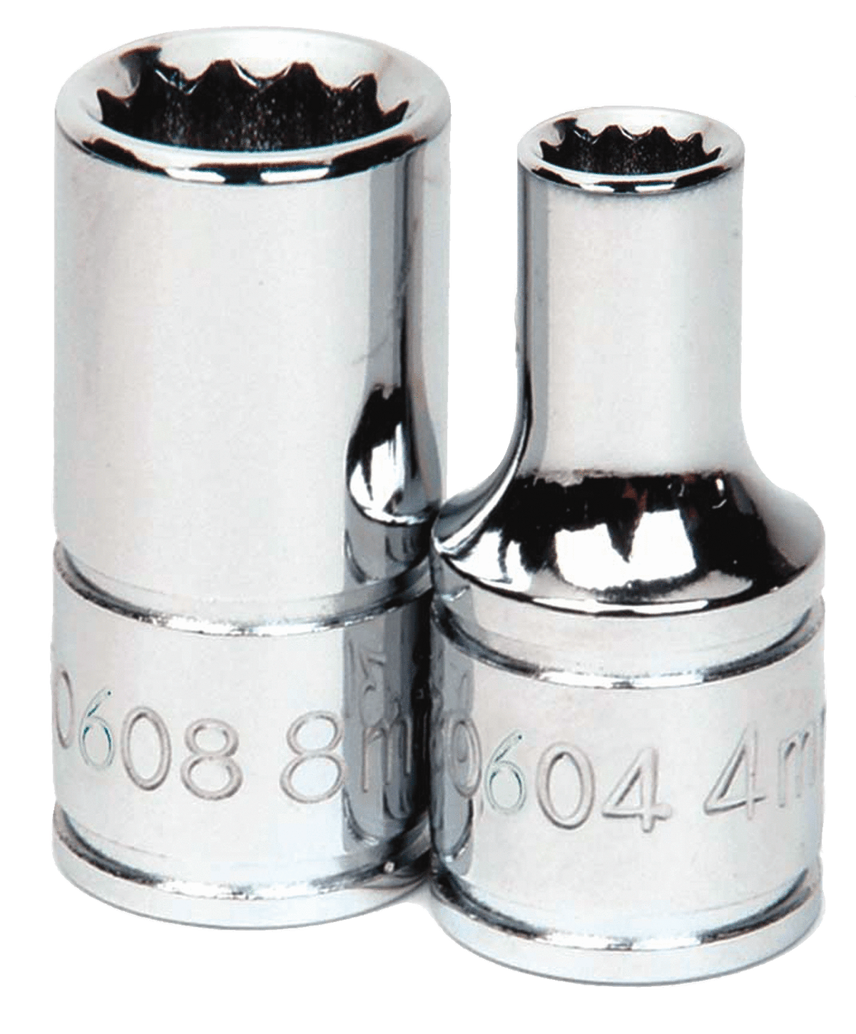 Williams JHW30610A | 1/4 Drive Shallow Socket, High Polished Chrome Finish, 12 Point, Metric, 10