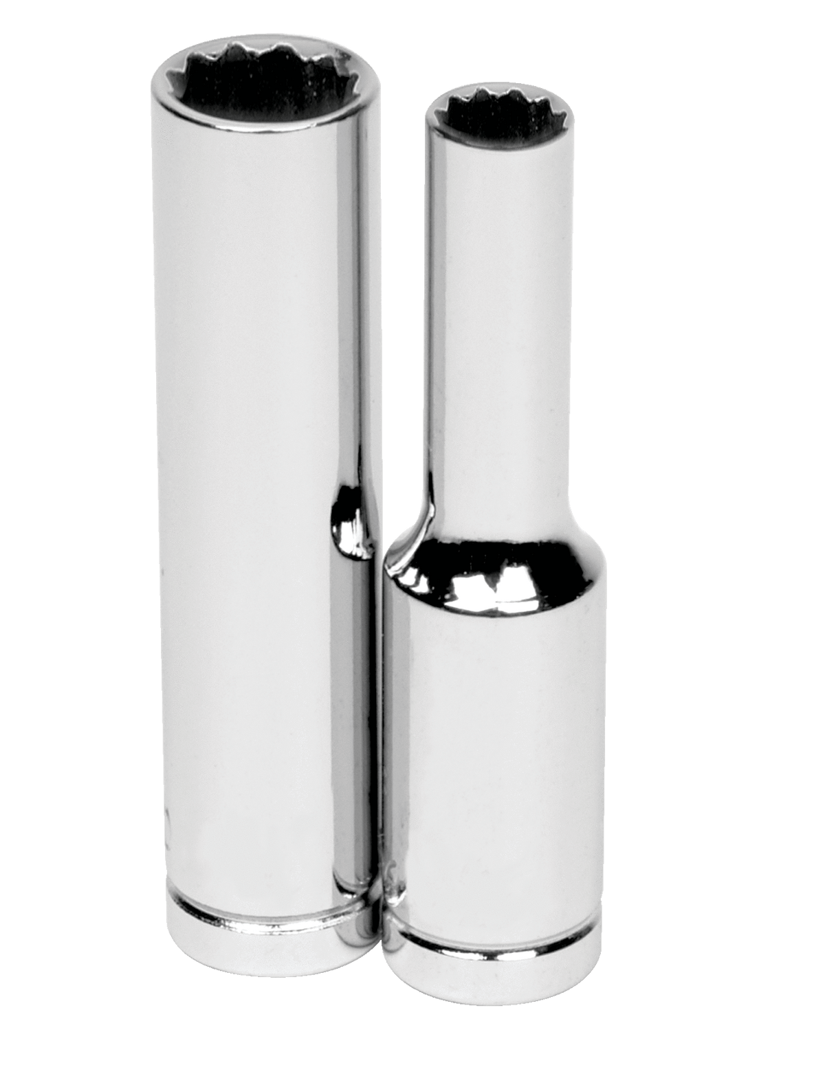 Williams JHW30808 | 1/4 Drive Deep Socket, High Polished Chrome Finish, 12 Point 8 mm