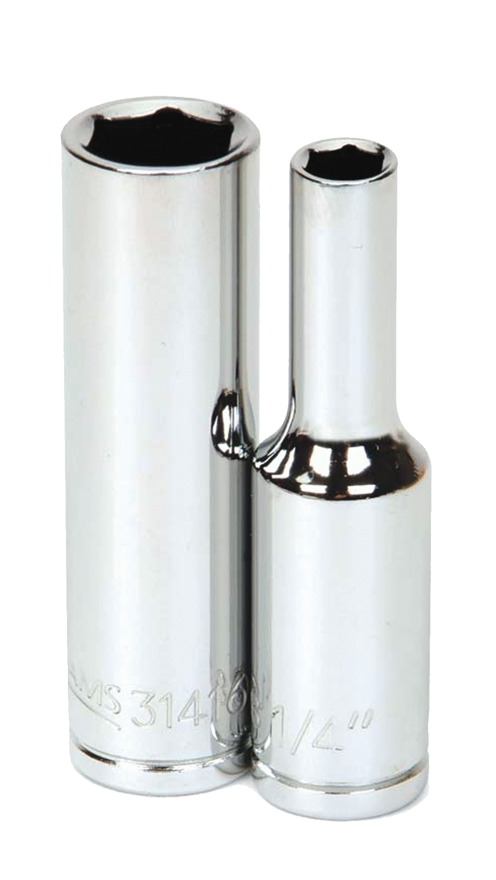 Williams JHW31330 | 3/8 Drive Deep Socket, High Polished Chrome Finish, 6 Point 15/16"