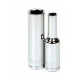 Williams JHW31324 | 3/8 Drive Deep Socket, High Polished Chrome Finish, 6 Point 3/4