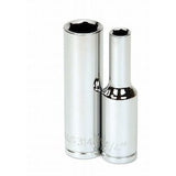 Williams JHW31330 | 3/8 Drive Deep Socket, High Polished Chrome Finish, 6 Point 15/16"