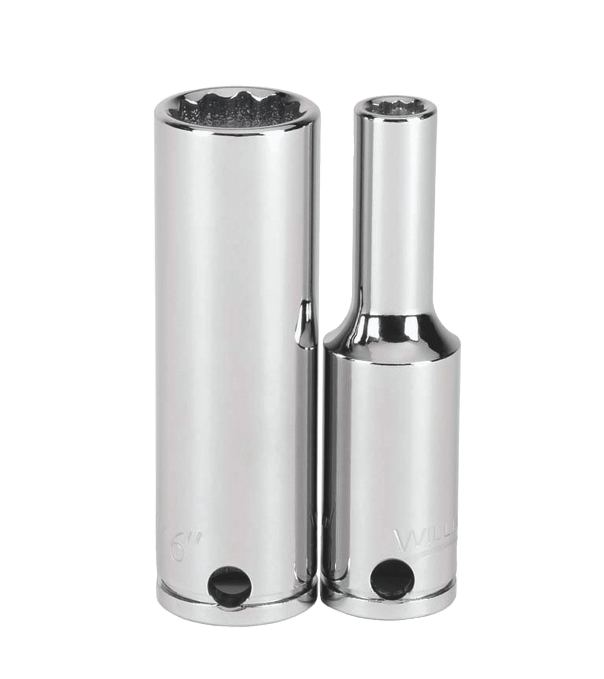 Williams JHW31418-TH | 3/8 Drive Deep Socket 12 Point 9/16" with 4 Hole Solution