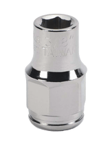 Williams JHW31612BT | 3/8 Drive Bolt Thru Socket, High Polished Chrome Finish, 6 Point, 3/8