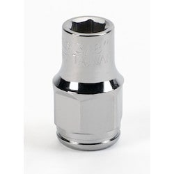 Williams JHW31612BT | 3/8 Drive Bolt Thru Socket, High Polished Chrome Finish, 6 Point, 3/8