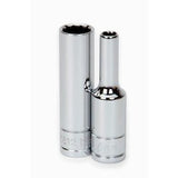 Williams JHW31807 | 3/8 Drive 7 mm Deep 12 Point Socket, High Polished Chrome Finish,