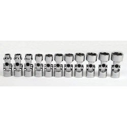 Williams JHW31939 | 3/8' Drive Universal Socket, 6 Point, Metric, 7 Piece