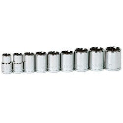 Williams JHW32934 | 1/2" Drive Shallow Socket Set 6 Point 9 Piece