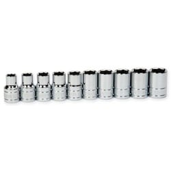Williams JHW32941 | 1/2" Drive Shallow Socket Set 6 Point 10 Piece