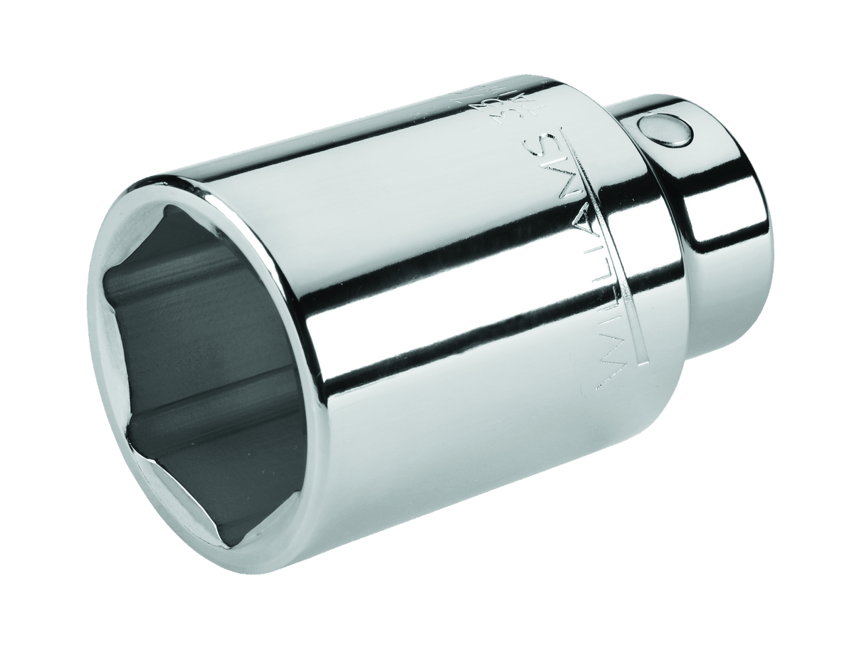 Williams JHW33723 | 3/4 Drive Deep Socket, High Polished Chrome Finish, 6-Point 23 mm
