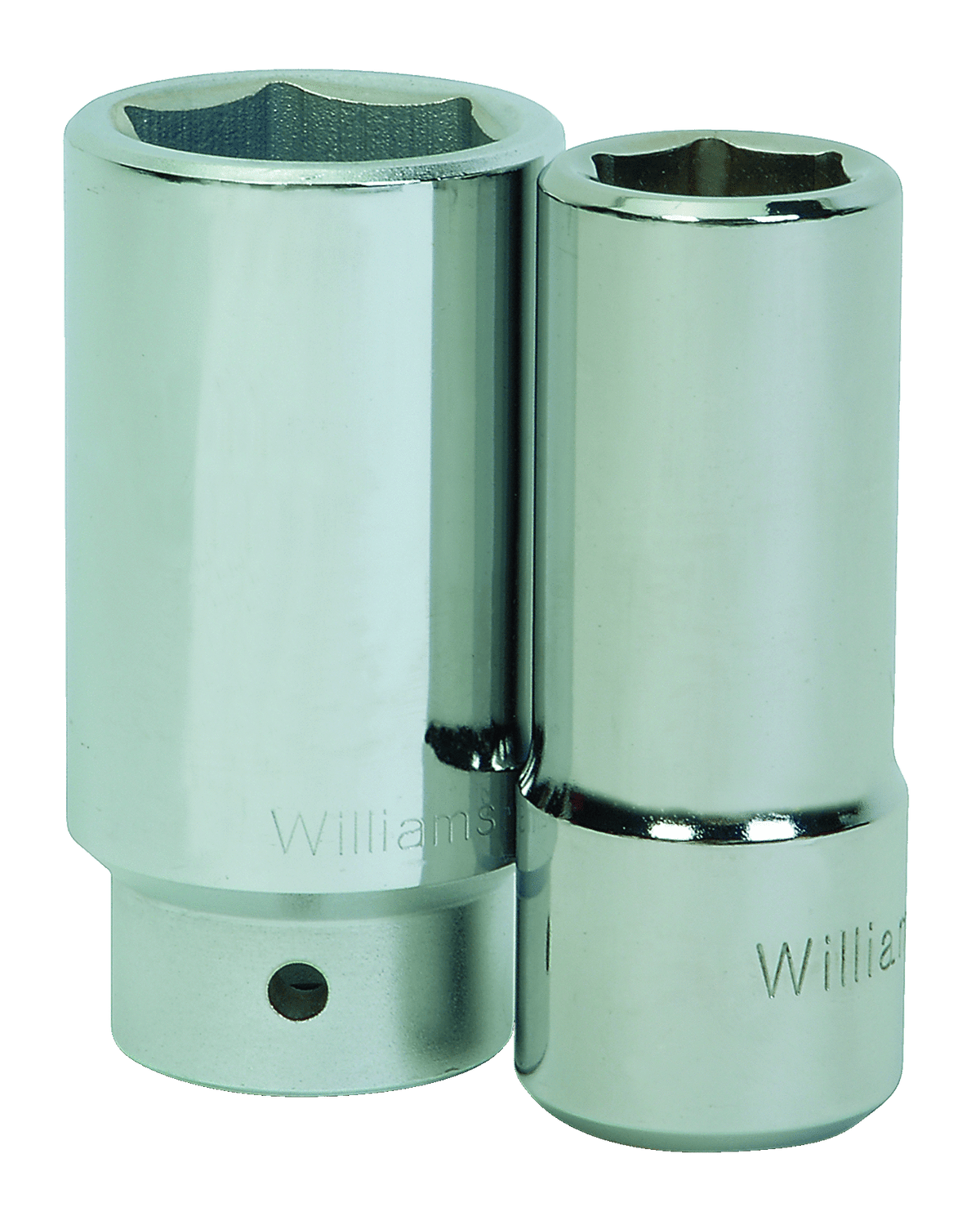 Williams JHW33719 | 3/4 Drive Deep Socket, High Polished Chrome Finish, 6-Point 19 mm