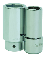 Williams JHW33755 | 3/4 Drive Deep Socket, High Polished Chrome Finish, 6-Point 55 mm