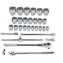 Williams JHW33913 | 30 Piece 3/4 Drive mm Socket & Drive Tool Only Set