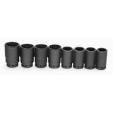 Williams JHW33932 | 3/4 Drive Deep Socket Set, 6 Point, Metric, 15 Pieces