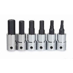 Williams JHW35001-TH | 1/4 Drive Standard Length Hex Bit Socket, Sae, 5/32 with 4 Hole Solution