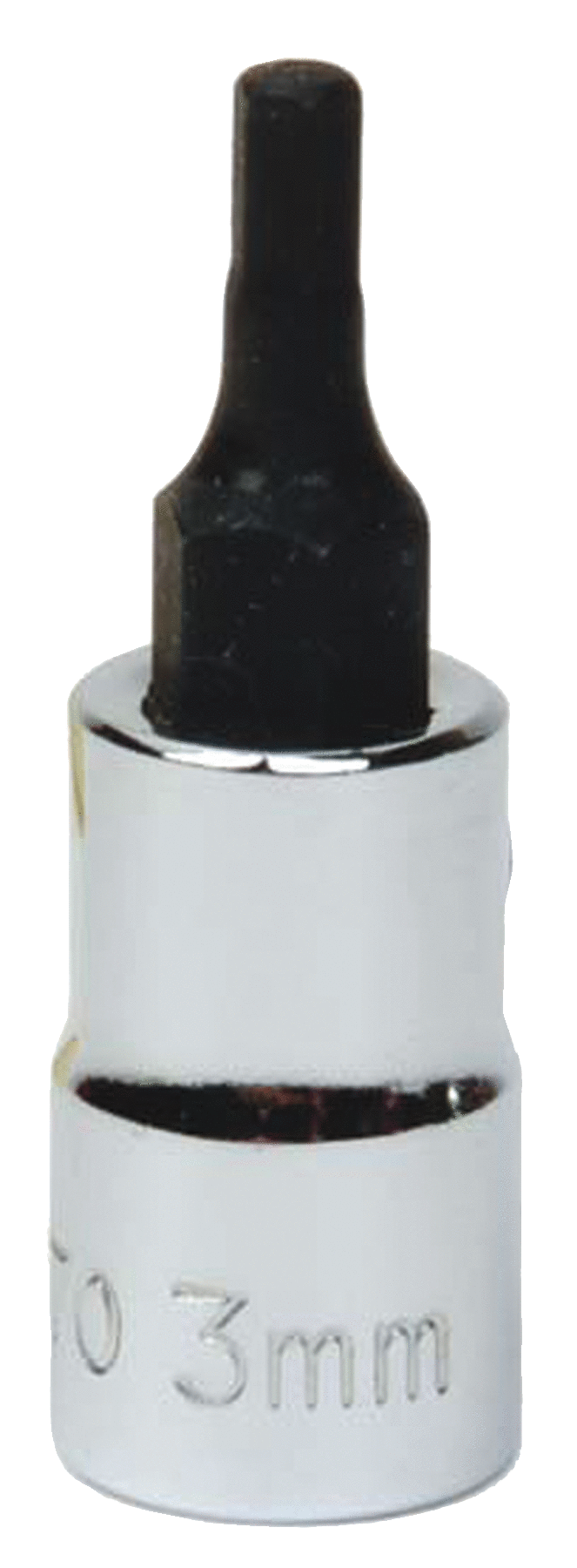 Williams JHW35070 | 1/4 Drive Hex Bit Socket, High Polished Chrome Finish, 3 mm
