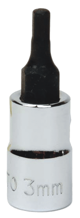 Williams JHW35075 | 1/4 Drive Hex Bit Socket, High Polished Chrome Finish, 8 mm