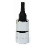 Williams JHW35075 | 1/4 Drive Hex Bit Socket, High Polished Chrome Finish, 8 mm