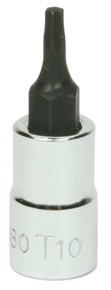 Williams JHW35080 | 1/4 Drive Torx Bit Socket, High Polished Chrome Finish, T10