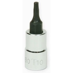 Williams JHW35084 | 1/4 Drive Torx Bit Socket, High Polished Chrome Finish, T27
