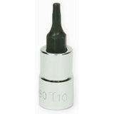 Williams JHW35084 | 1/4 Drive Torx Bit Socket, High Polished Chrome Finish, T27