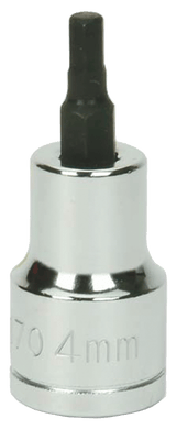 Williams JHW35172 | 3/8 Drive 6 mm Hex Bit Socket, High Polished Chrome Finish
