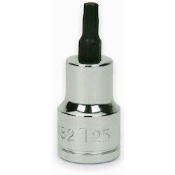 Williams JHW35184 | 3/8 Drive Torx Bit Socket, High Polished Chrome Finish T30