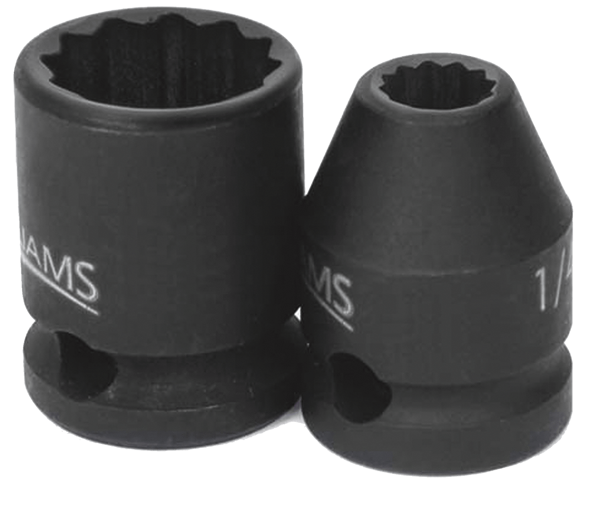 Williams JHW35326 | 3/8 Drive 13/16 Shallow Impact Socket 12 Point, Black Industrial Finish