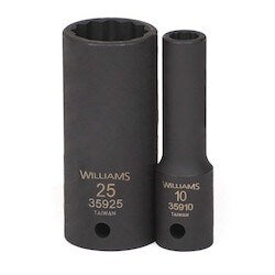 Williams JHW35918 | 1/2 Drive 18mm Deep Impact Socket 12 Point