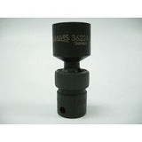 Williams JHW36216 | 3/8" Drive Universal Impact Sockets, 6 Point, Sae - 1/2, Black Industrial Finish