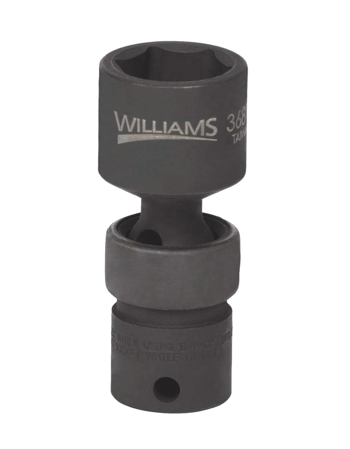 Williams JHW36811 | 3/8" Drive Universal Impact Sockets, 6 Point, mm - 11, Black Industrial Finish