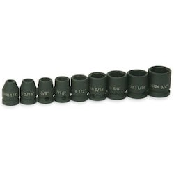 Williams JHW36902 | 3/8" Drive, Impact Socket Set, 9 Piece