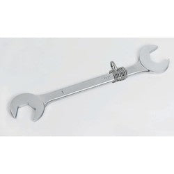 Williams JHW3744-TH | 15°-60° Double Open End Angle-Head Wrench, 1-3/8 inch with Safety Coil