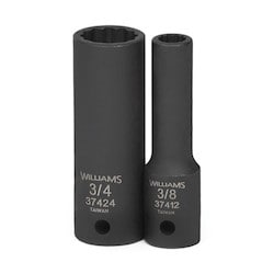 Williams JHW37442 | 1/2 Drive 1-5/16 Deep Impact Socket 12 Point