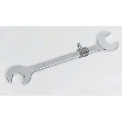 Williams JHW3748-TH | 15°-60° Double Open End Angle-Head Wrench, 1-1/2 inch with Safety Coil