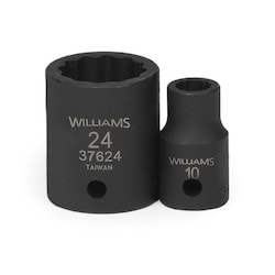 Williams JHW37617 | 1/2 Drive 17mm Standard Impact Socket 12 Point