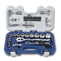 Williams JHW50603A | 34 Piece Basic Tool Set, SAE