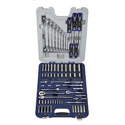 Williams JHW50611A | 1/4, 3/8 Drive Maser Socket & Tool Set, 6 & 12 Point, SAE, 95 Pieces