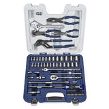 Williams JHW50615A | 58 Piece 3/8 Drive Socket, Screwdriver and Pliers Set, 6 Point, Rugged Case System, SAE & Metric