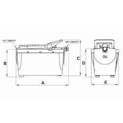 Williams JHW5AS200 | 10,000 Psi Air Pump 122 Cu