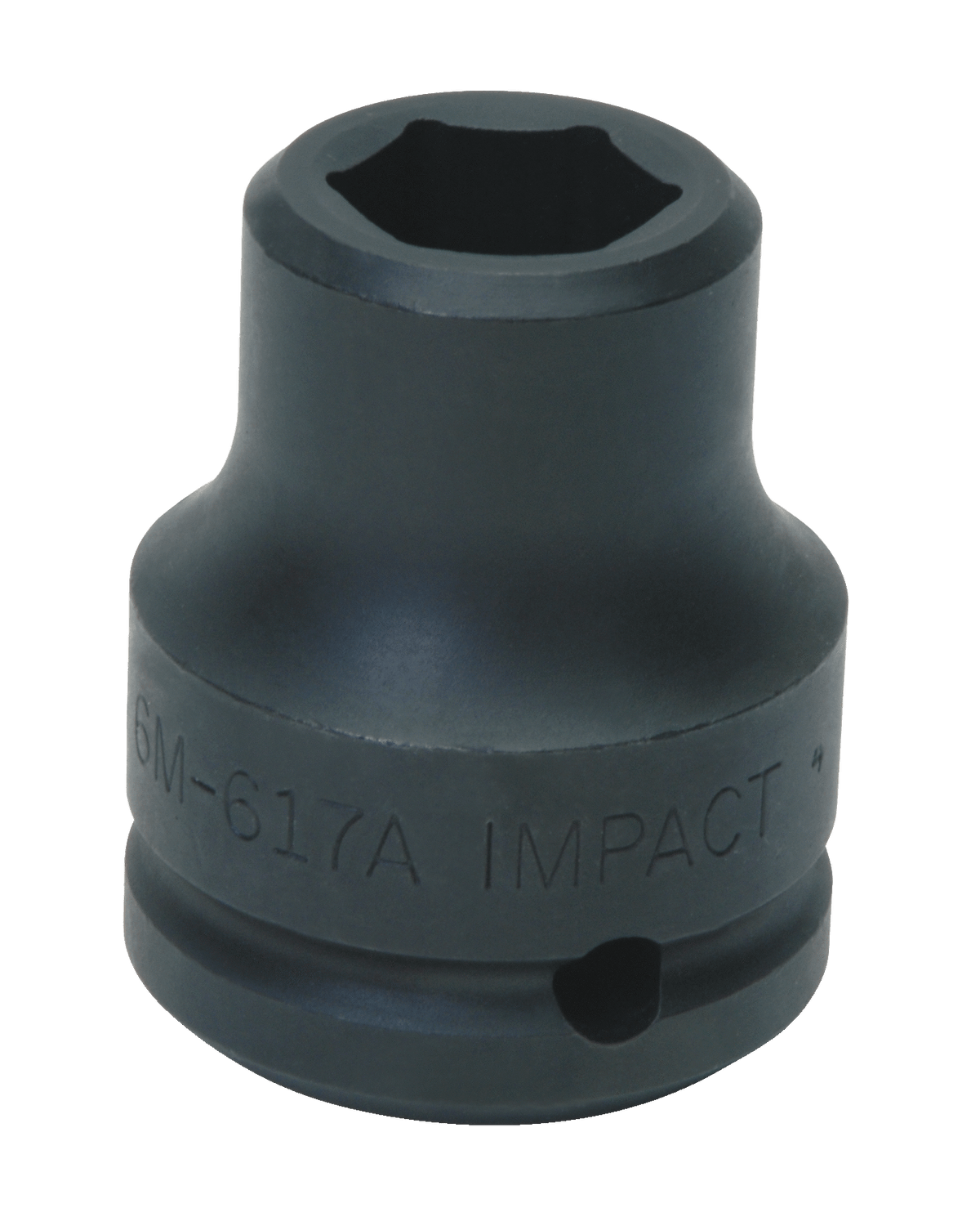 Williams JHW6M-619A | 3/4" Drive Shallow Impact Socket 6-Point 19M, Black Industrial Finish