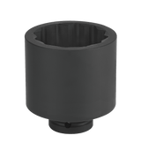 Williams JHW7-1298 | 1 Drive Shallow 12 Point 3 1/16" Impact Socket, Black Industrial Finish